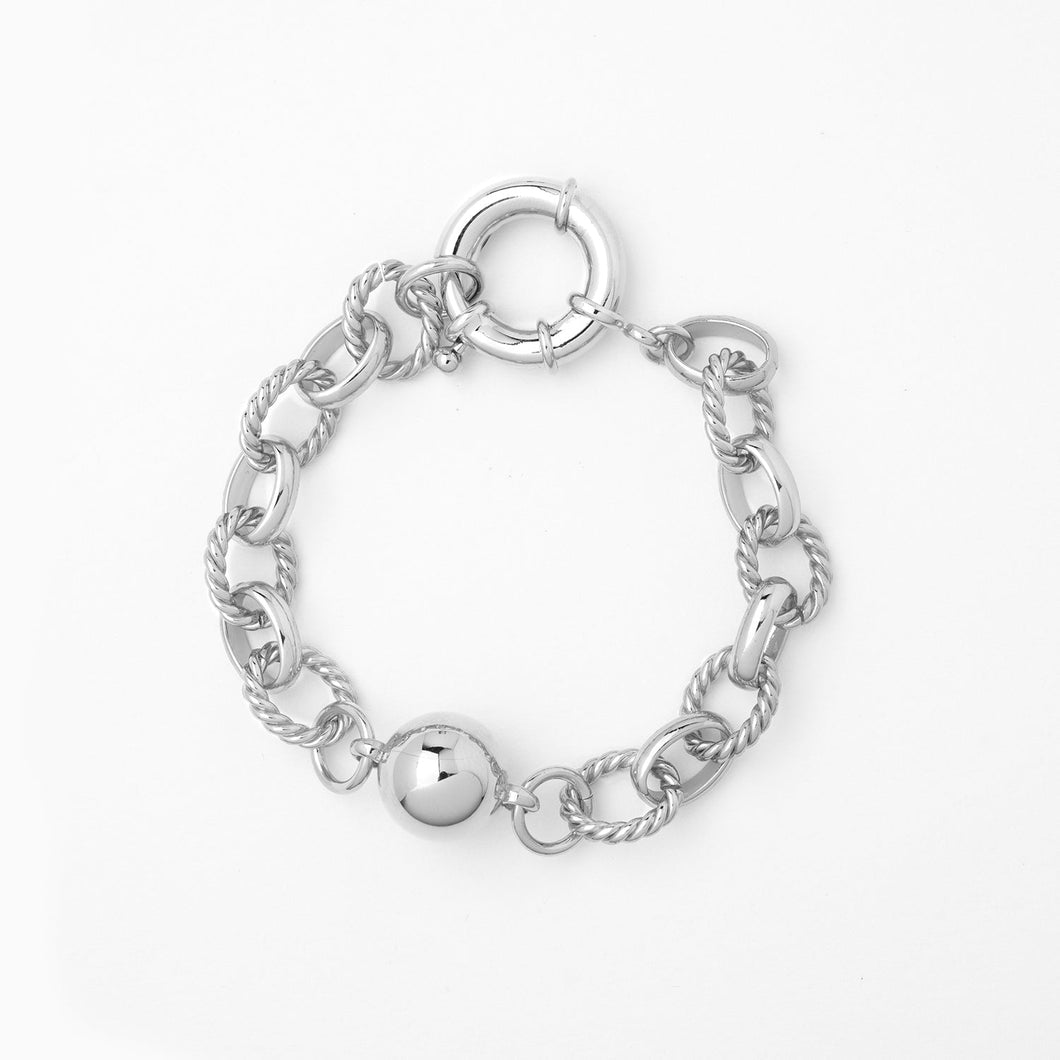 Ivis Bracelet Silver Together Forever Forever Crystals 