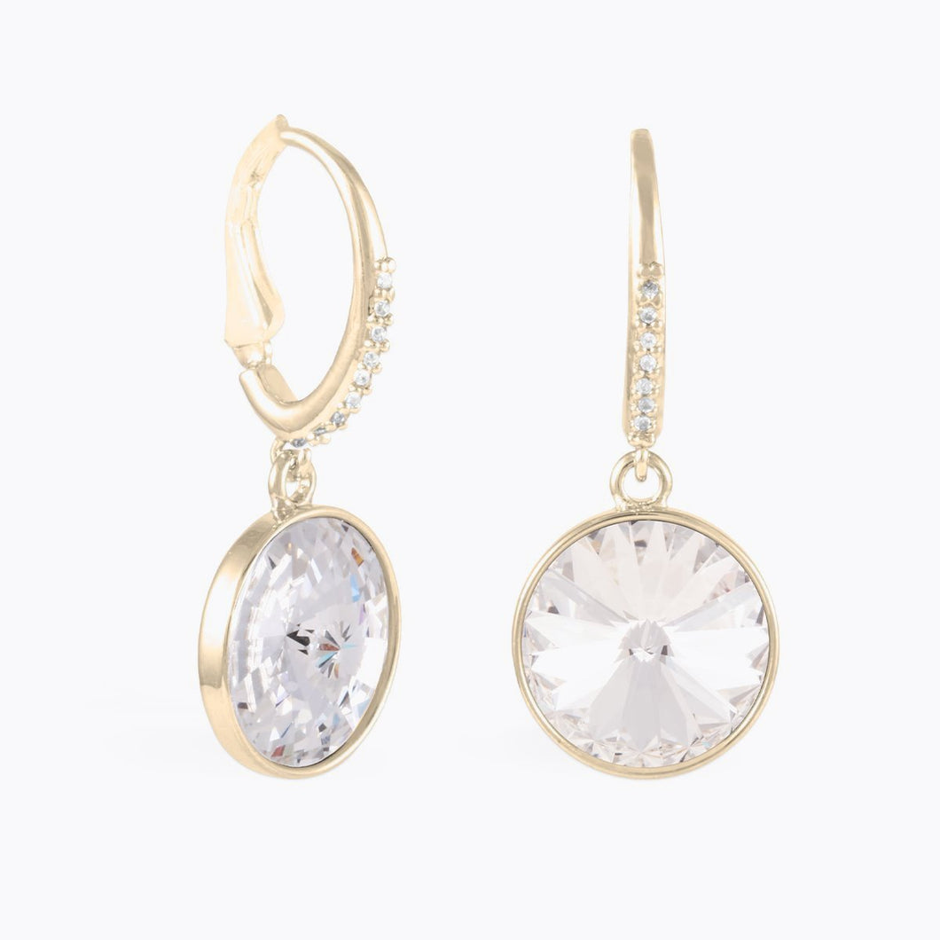 Marbella Dangle Earrings FOREVER ESSENTIALS FOREVER CRYSTALS Gold 