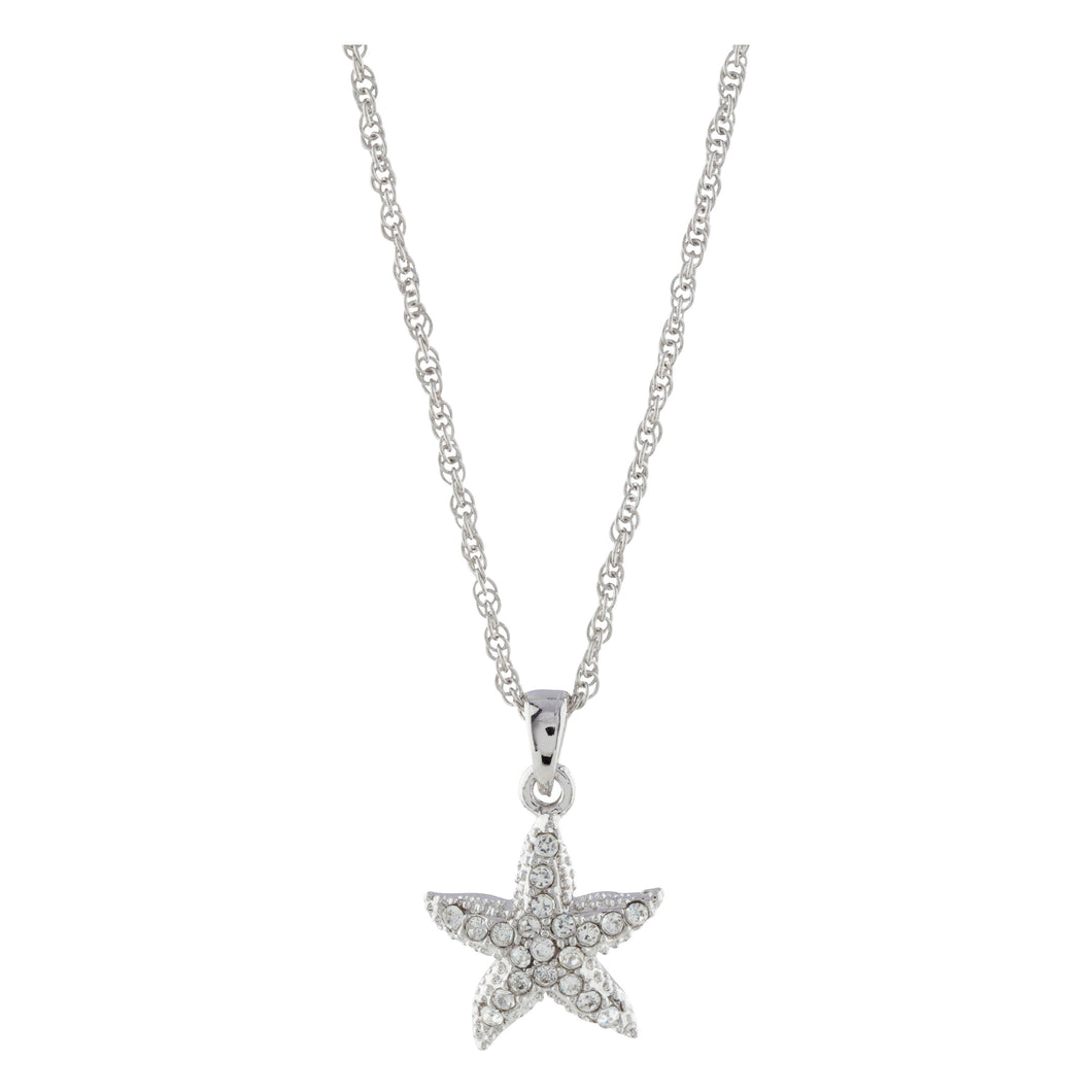 PENDANT STARFISH CRYSTAL PETITE PENDANT - FOREVER - VOIAGE SYMBOLS - CRYSTAL FOREVER 
