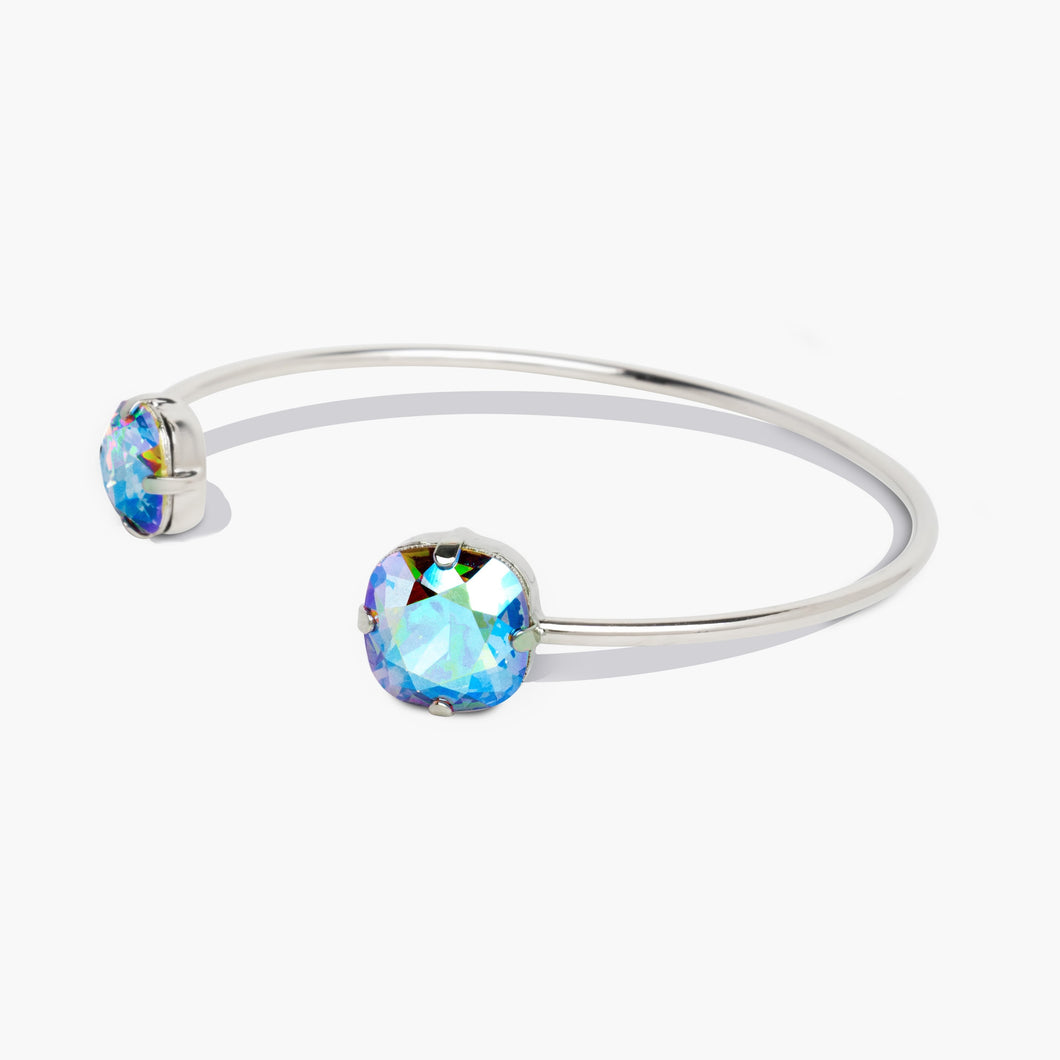Portrait Bracelet Silver - Light Sapphire Shimmer Leyendas Forevercrystals 