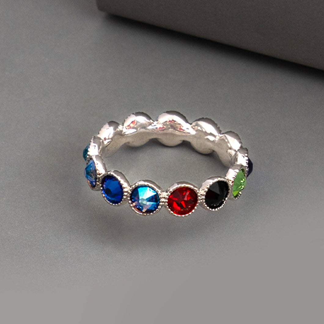 Promise of Love - Eternity Ring - in Multi Colors Promise of Love FOREVER CRYSTALS 7 