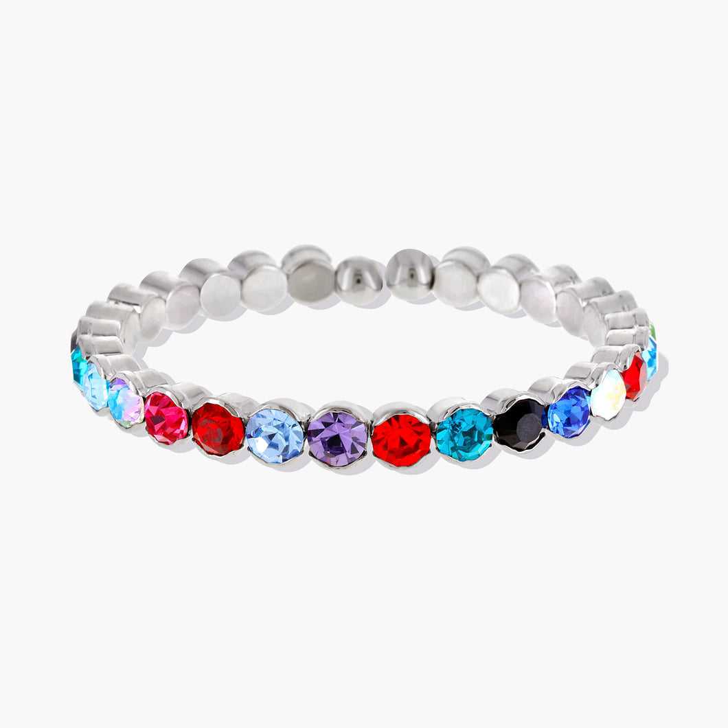 Promise of Love - Ibiza Bangle - in Multi Colors ESSENTIALS FOREVER CRYSTALS 