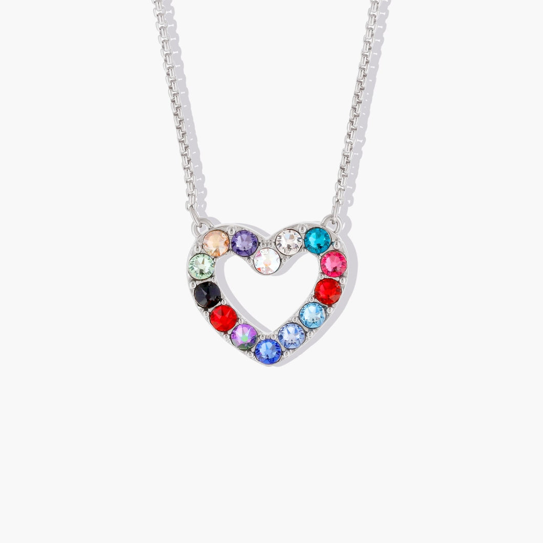 Promise of Love Salvation Heart Necklace Promise of Love FOREVER CRYSTALS 