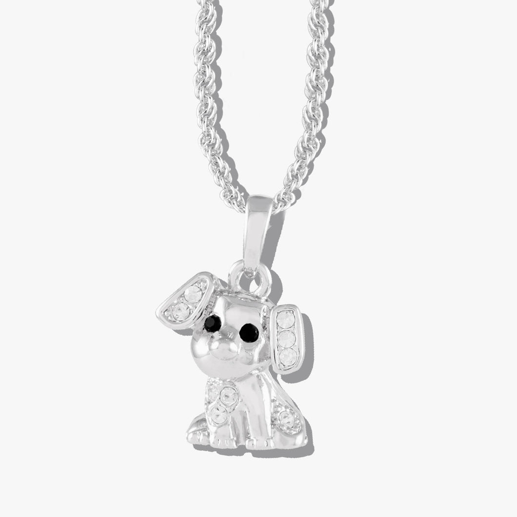 Sitting Puppy Pendant VOIAGE FOREVER CRYSTALS 