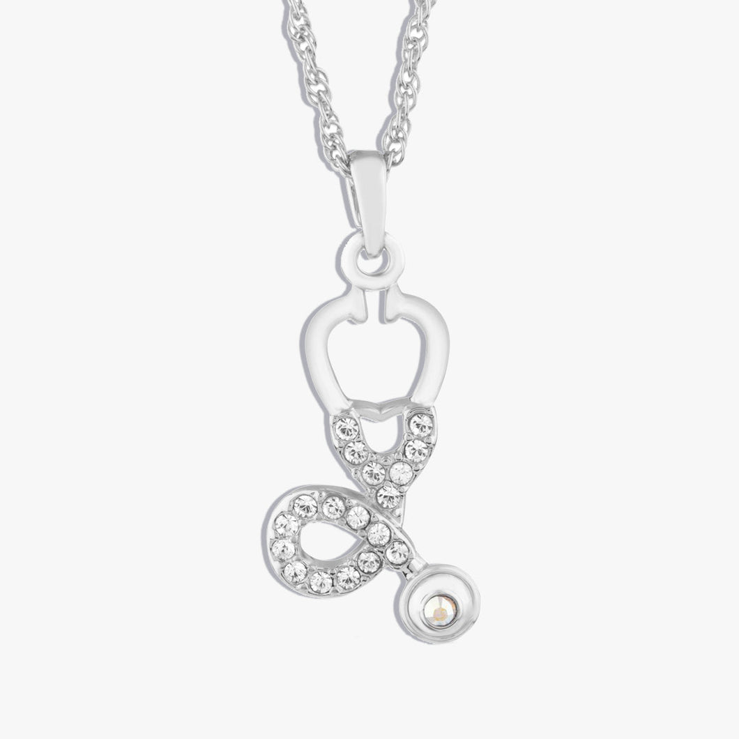 Stethoscope Pendant VOIAGE FOREVER CRYSTALS 