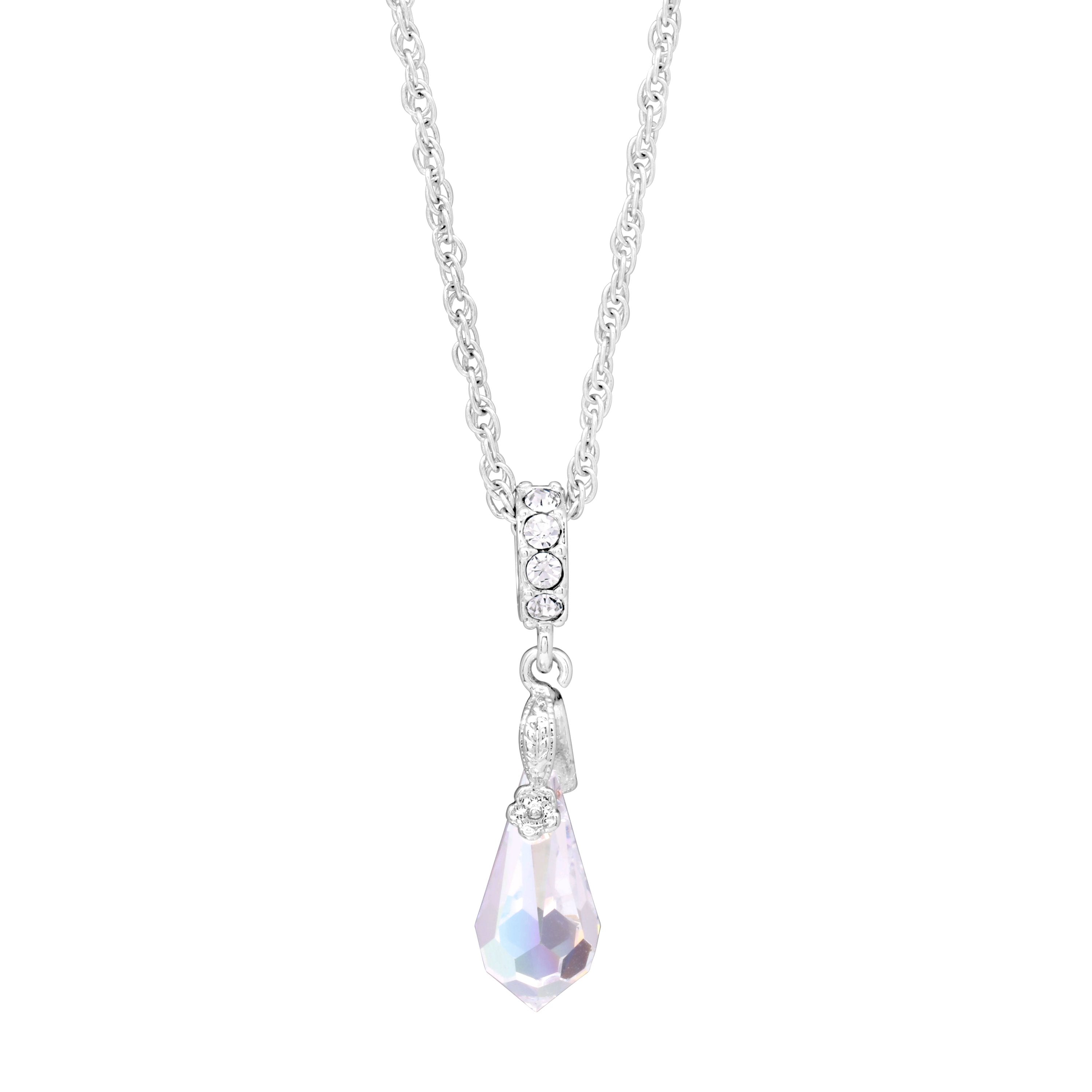 Phoenix Necklace with Aurora Borealis Swarovski Crystals | 24 Style