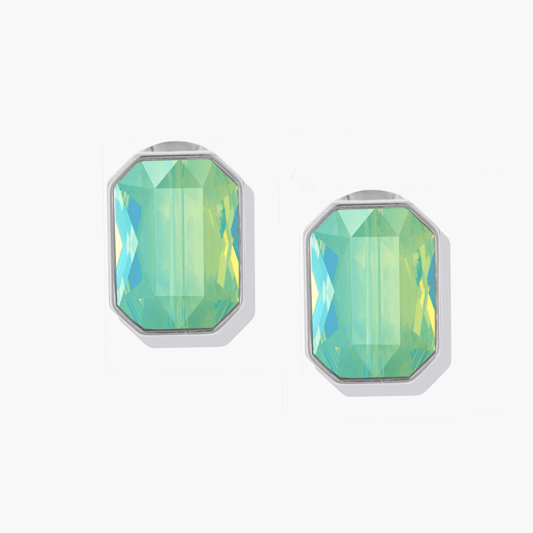 Zahiry Stud Earring Pacific Green Opal Together Forever Forever Crystals 